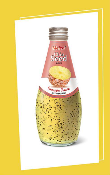 菠萝味奇亚籽健康饮品 pineapple flavor chia seed drink（复制）