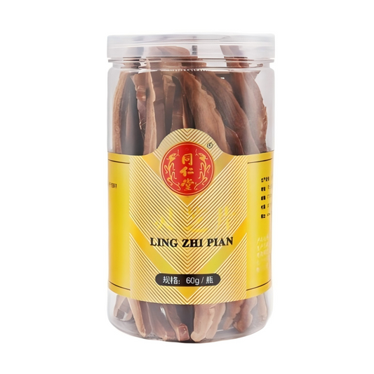 灵芝片 Ganoderma lucidum tablets 60g 色泽清透 切片均匀 可泡茶泡营养品