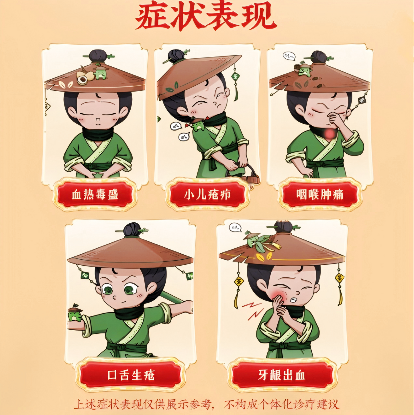 五福化毒丸Wufu Huadu Pills 咽喉肿痛  牙龈出血 口齿生疮