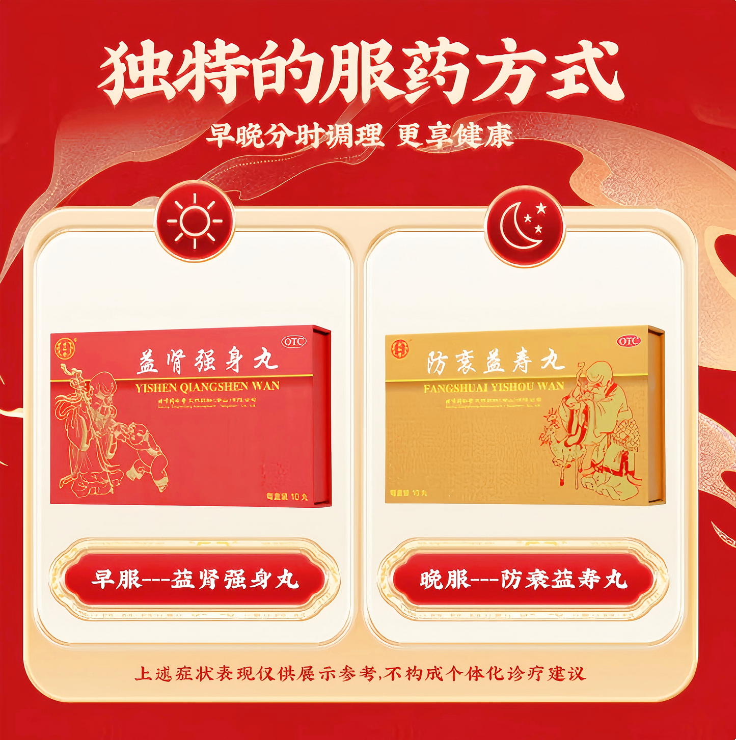 抗衰老 延年益寿 治疗失眠 御品Imperial product益肾强身丸+防衰益寿丸Kidney Enhancement Pill + Anti-aging &amp; Longevity Pil