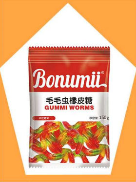 宝奴咪毛毛虫橡皮糖 BONUMIGUMMI CANDY GUMMIWORMS